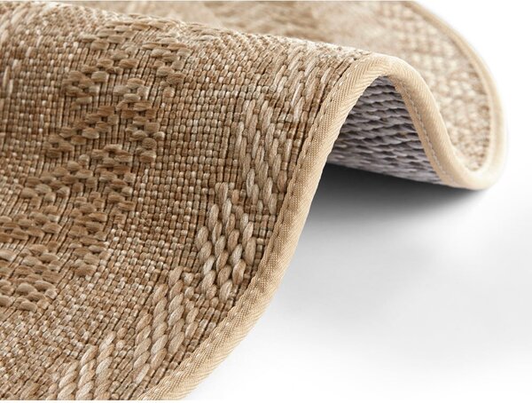 Tappeto da esterno beige, Ø 160 cm Almendro - NORTHRUGS