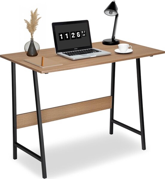 Scrivania loft per computer SKAGEN MODERN OAK