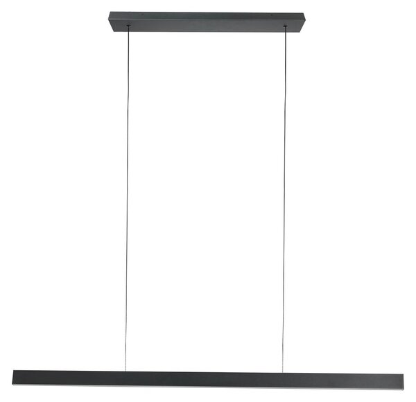 Mexlite - lampada a sospensione - nero - plastica metallo - grande lampada da tavolo da pranzo - LED - 4202ZW