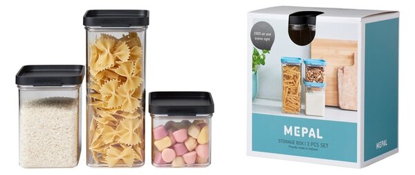 Vasetti per alimenti in set da 3 Omnia - Mepal