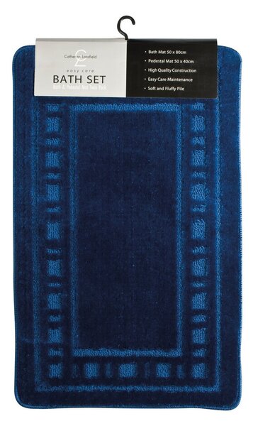 Tappetini da bagno blu in set da 2 Armoni - Catherine Lansfield