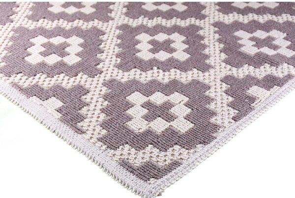 Tappeto in cotone beige, 100 x 150 cm Art - Vitaus