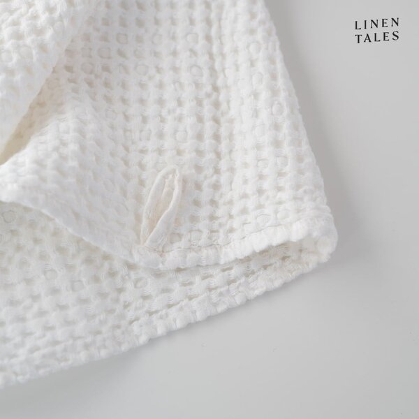 Asciugamani e teli da bagno bianchi in un set di 3 pezzi White - Linen Tales