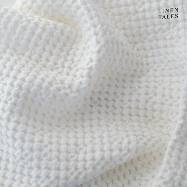 Asciugamani e teli da bagno bianchi in un set di 3 pezzi White - Linen Tales