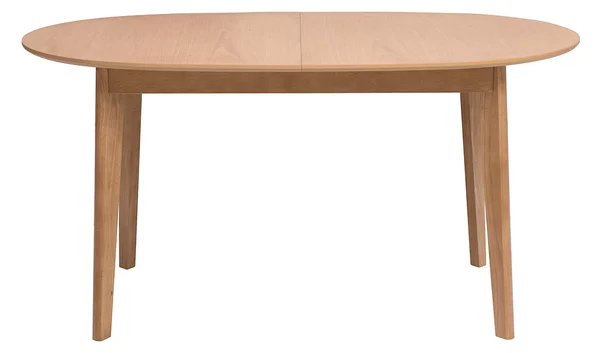 Tavolo da pranzo ovale allungabile in legno chiaro di quercia L150-200 cm ANSEL