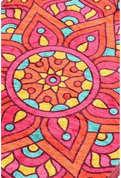 Tappeto da bagno con motivo mandala Mandala, 60 x 40 cm - Foutastic