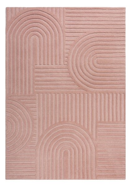 Tappeto in lana rosa 120x170 cm Zen Garden - Flair Rugs