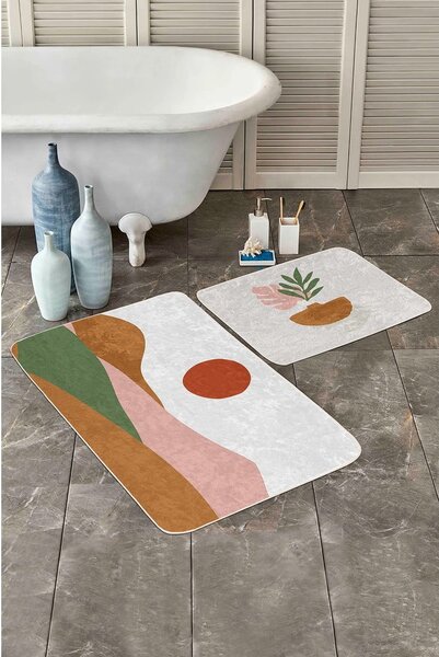 Tappetini da bagno in set da 2 100x60 cm - Minimalist Home World