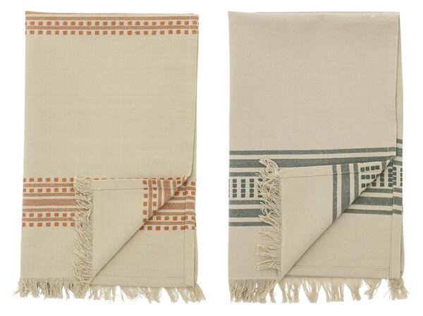 Set di 2 asciugamani in cotone 45x70 cm Anza - Bloomingville