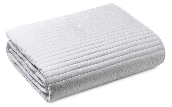 Copriletto trapuntato bianco per letto matrimoniale 220x230 cm - Bianca