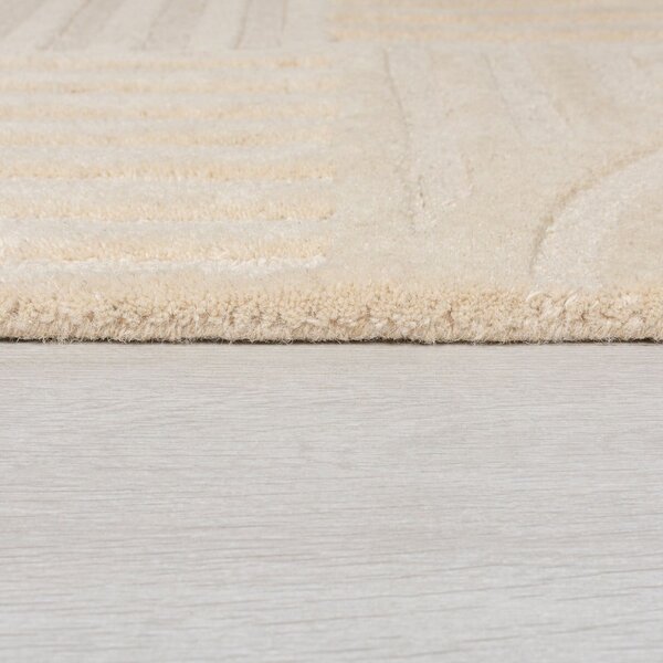 Tappeto beige in lana 60x230 cm Zen Garden - Flair Rugs