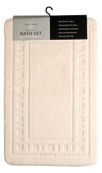 Tappetini da bagno beige in set da 2 pezzi Armoni - Catherine Lansfield