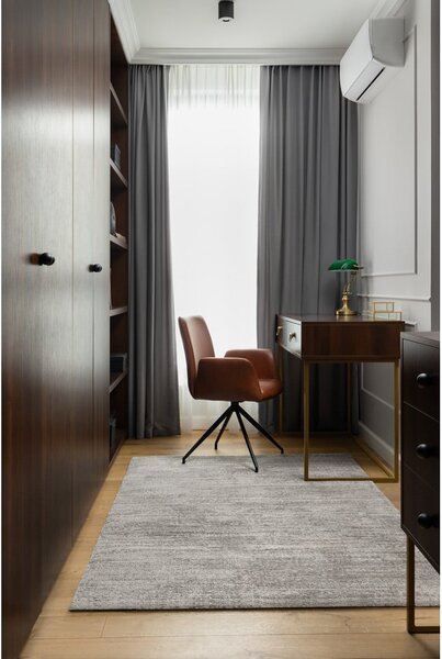 Tappeto in lana grigio 160x240 cm Fam - Agnella