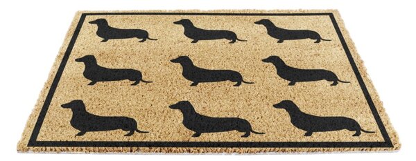 Zerbino in cocco 40x60 cm Dachshund - Artsy Doormats