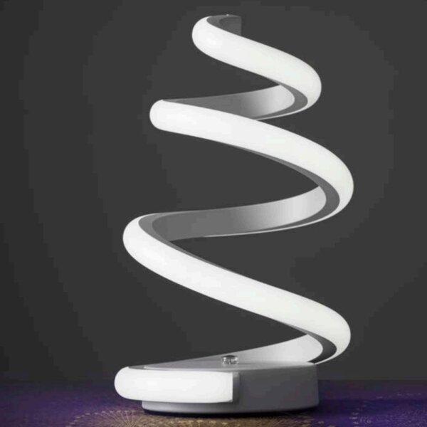 Abat-jour moderna promoingross boucle t1 led dimmerabile touch metallo silicone - Promoingross