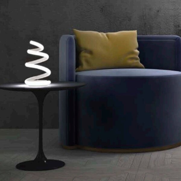 Abat-jour moderna promoingross boucle t1 led dimmerabile touch metallo silicone - Promoingross