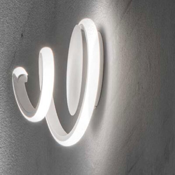 Applique moderna promoingross boucle a1 led dimmerabile metallo silicone - Promoingross