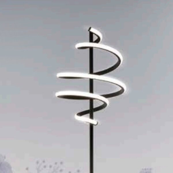 Piantana moderna promoingross boucle pt180 led dimmerabile metallo silicone - Promoingross