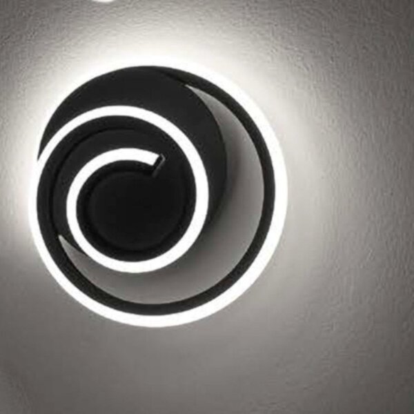 Applique moderna promoingross boucle a1 led dimmerabile metallo silicone - Promoingross