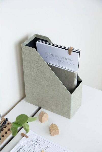 Organizzatore di documenti beige Estelle - Bigso Box of Sweden