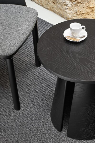 Tavolino nero , ø 50 cm Cep - Teulat