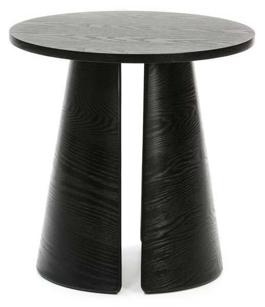 Tavolino nero , ø 50 cm Cep - Teulat