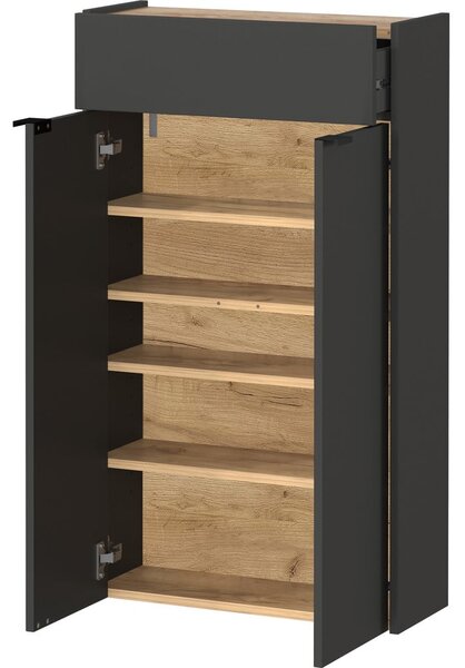 Armadietto color antracite 56x97x22 cm Ameca – Germania
