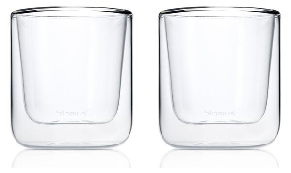 Set di bicchieri doppio strato 2 pz 200 ml Nero – Blomus