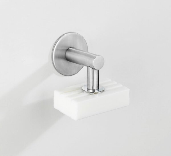 Dispenser magnetico per sapone in acciaio inox Turbo-Loc® Matte - Wenko