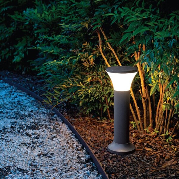 Lampioncino moderno gea led ges2270 e27 led ip54 47h termoplastico policarbonato - Gea Led
