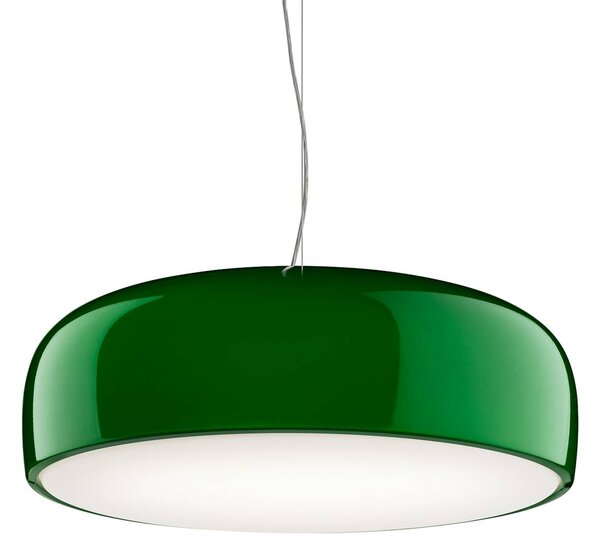 FLOS Lampada a sospensione SMITHFIELD S, dimmerabile, Verde, Soggiorno / Sala da pranzo, Alluminio, Design, Lampada a sospensione