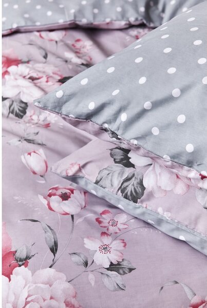 Biancheria da letto rosa in cotone per letto matrimoniale, 200 x 220 cm Belle - Bonami Selection