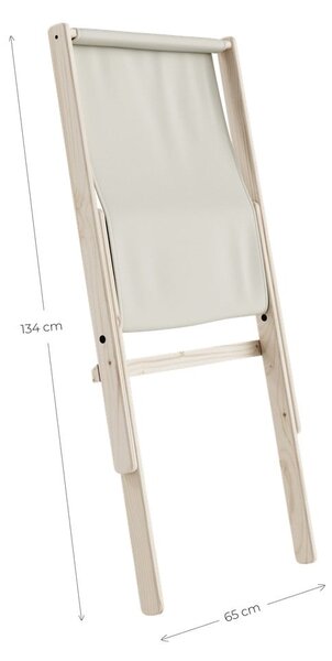 Sedia pieghevole Raw/Beige Boogie - Karup Design