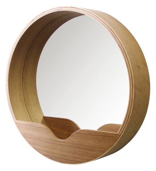 Specchio da parete con vano portaoggetti Round Wall, ⌀ 40 cm - Zuiver