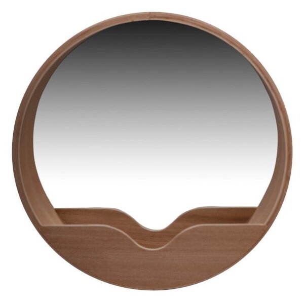 Specchio da parete con vano portaoggetti Round Wall, ⌀ 40 cm - Zuiver