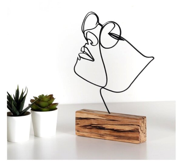 Statuetta in metallo Girl - Mioli Decor