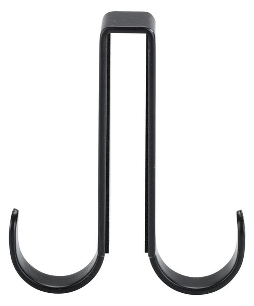Gancio bifacciale nero per porta della doccia Vieste - Wenko