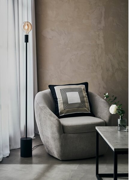 Lampada da terra nera, altezza 1,35 m Capital - Markslöjd