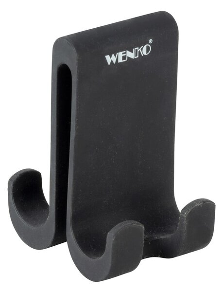 Appendino bifacciale in silicone nero Verna - Wenko