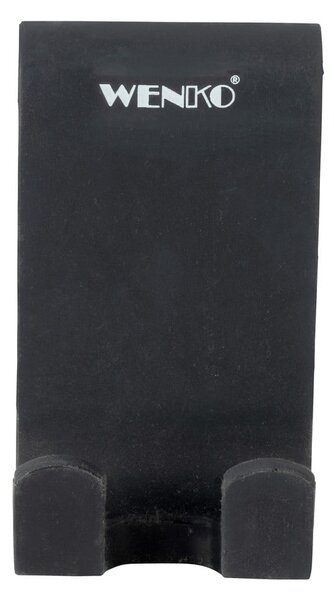 Appendino bifacciale in silicone nero Verna - Wenko