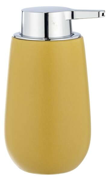 Dispenser di sapone in ceramica gialla 0,32 l Badi - Wenko