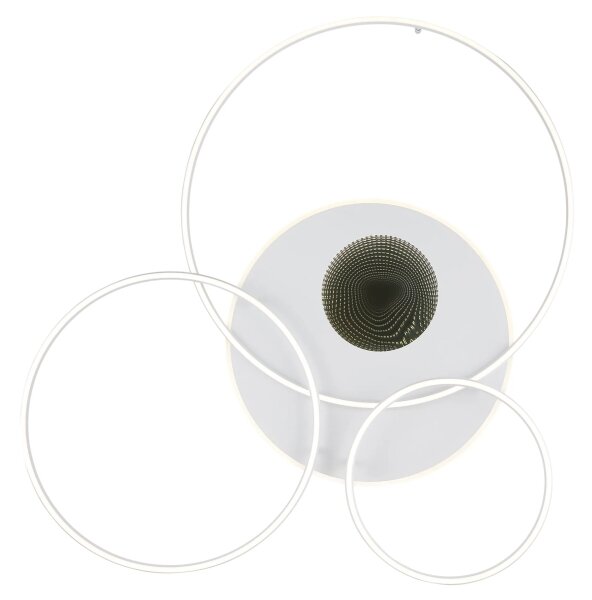 Globo 48466-70W-LED Plafoniera dimmerabile INVERTINA 70W/230V 105x26,5 cm bianca + telecomando
