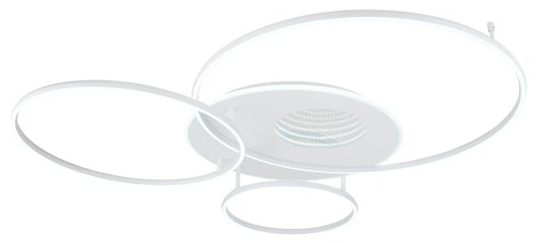 Globo 48466-70W-LED Plafoniera dimmerabile INVERTINA 70W/230V 105x26,5 cm bianca + telecomando