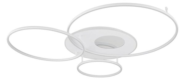 Globo 48466-70W-LED Plafoniera dimmerabile INVERTINA 70W/230V 105x26,5 cm bianca + telecomando