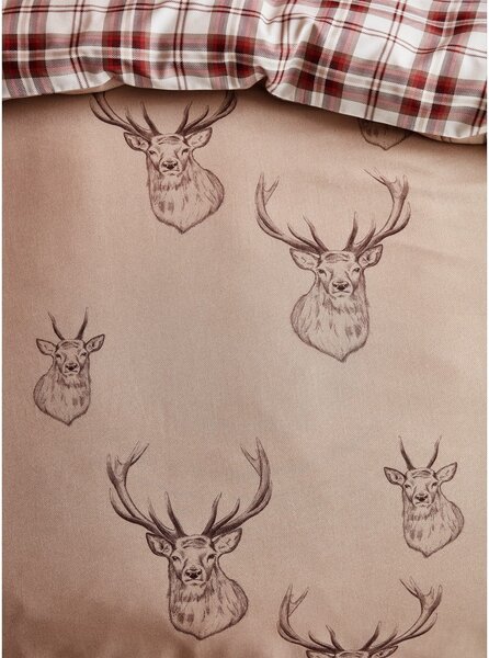 Biancheria da letto beige , 135 x 200 cm Stag - Catherine Lansfield