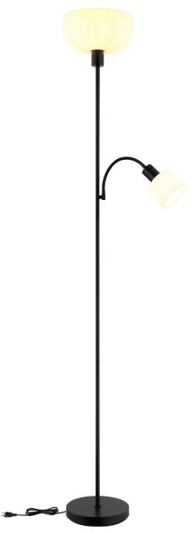 Globo 59947B - Lampada da terra HINTON 1xE27/40W/230V + 1xE14/25W