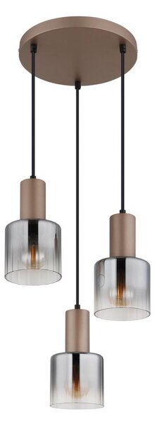 Globo 54318-3HR - Lampadario sospeso su cavo WALTON 3xE27/40W/230V