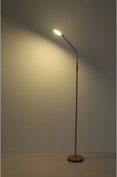 Globo 58504SSA - Lampada da terra LED dimmerabile a sfioramento SILVIO LED/6,5W/230V beige