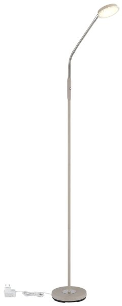 Globo 58504SSA - Lampada da terra LED dimmerabile a sfioramento SILVIO LED/6,5W/230V beige