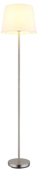 Globo 40100101 - Lampada da terra JORIS 1xE27/40W/230V bianco/cromo opaco